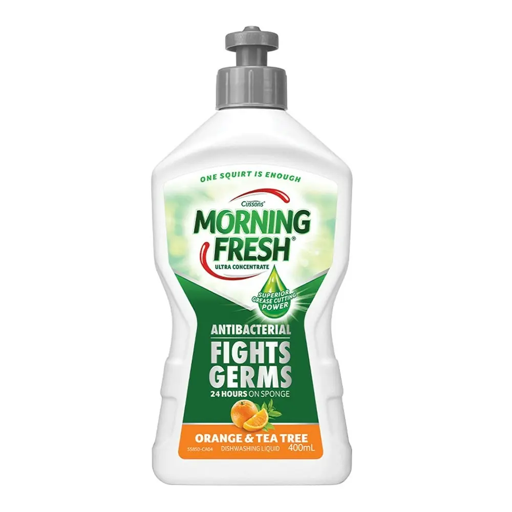 3x Morning Fresh 400ml Dishwashing Liquid Cleaning Concentrate Orange/Tea Tree