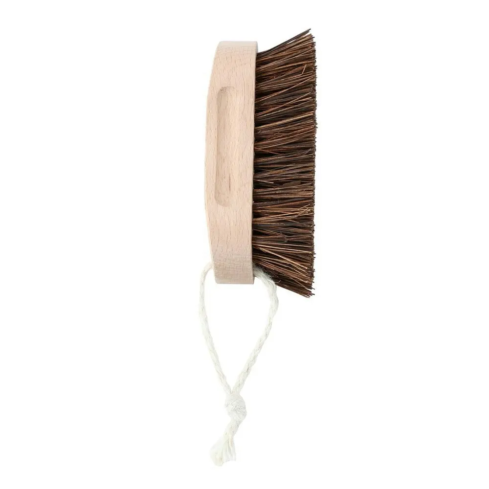 3PK White Glove Beech Scrubbing Brush 15cm  Wood Handle Hand Cleaner Scrubber