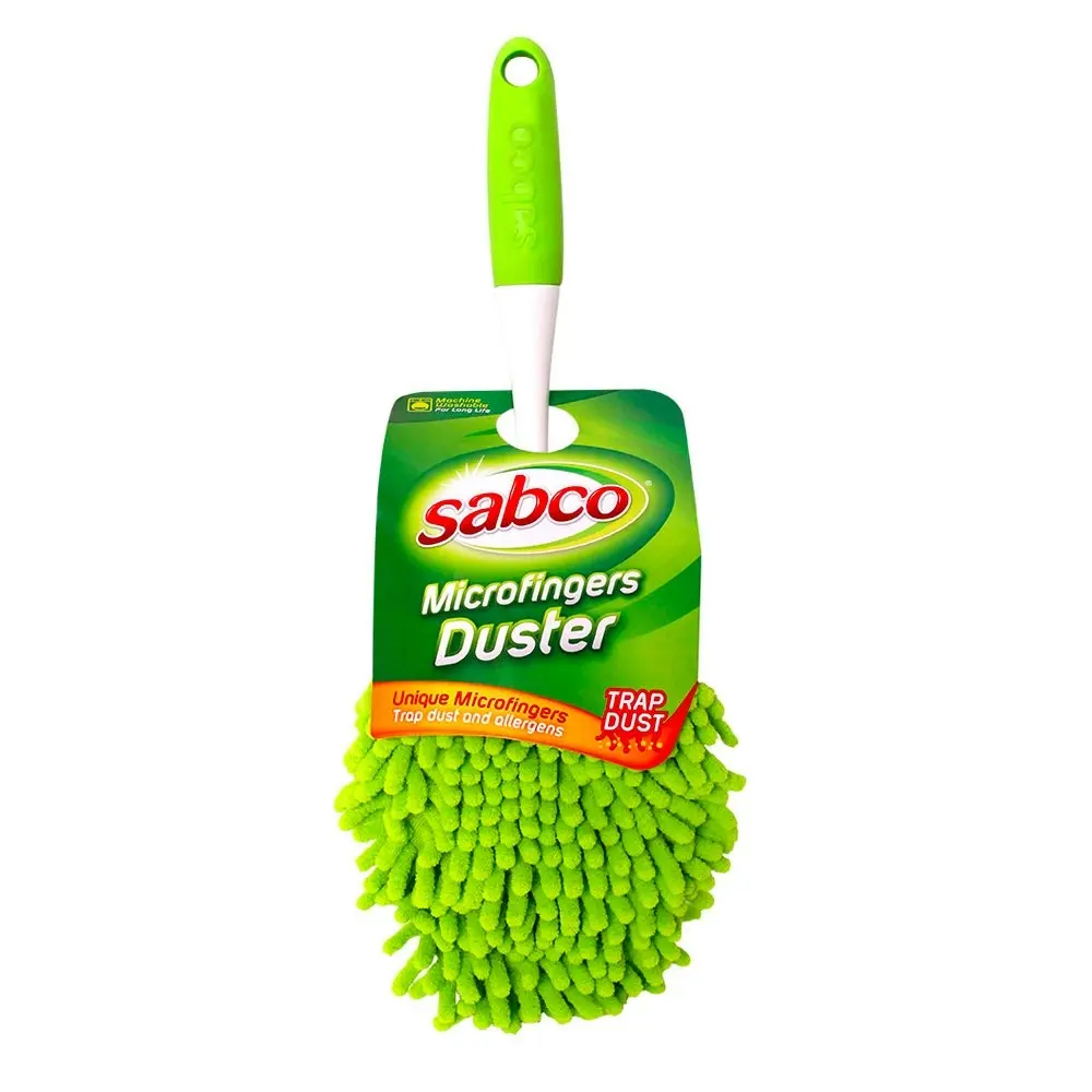 Sabco 33cm Machine Washable Reusable Microfingers Dust/Dirt Trap Duster Cleaner