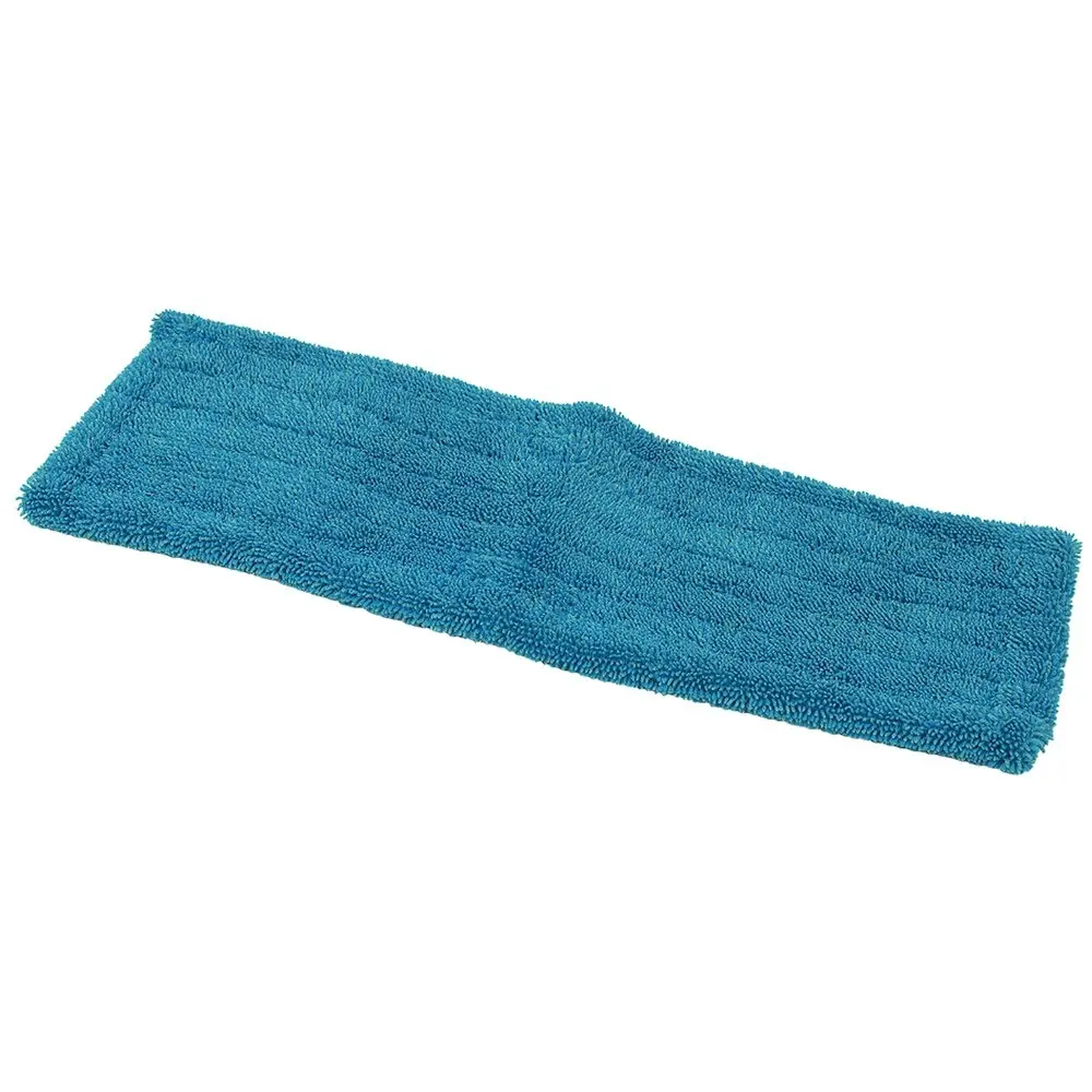 2pc Sabco 43cm Mopping Refill Replacement Microfibre Wet Pad For Open Plan Mop