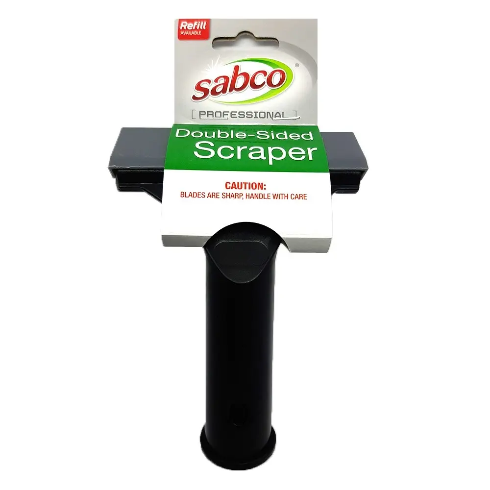 3x Sabco Professional Double Sided Scraper w/Blade Dirt/Grime Cleaner/Remover