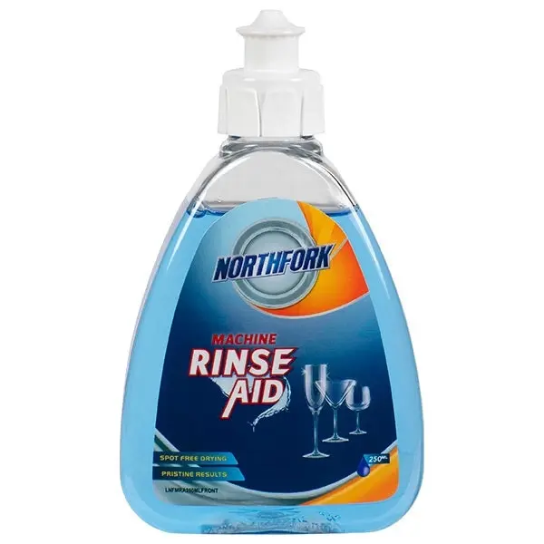 6PK Northfork 250ml Liquid Machine Rinse Aid Dishwashing Cleaning Quick-Dry Soap