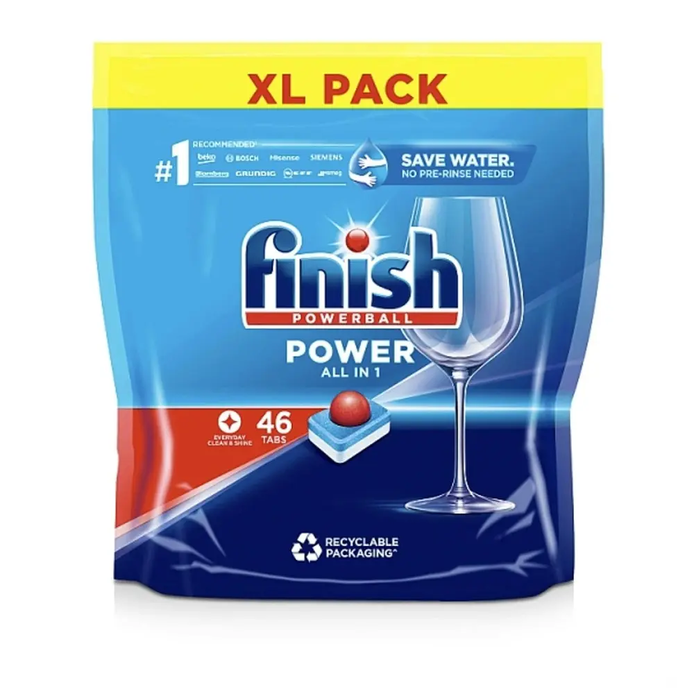 Finish 230 x Powerball All-in-1 Dishwashing Tablet Pods - Regular (5 x 46 Pack)