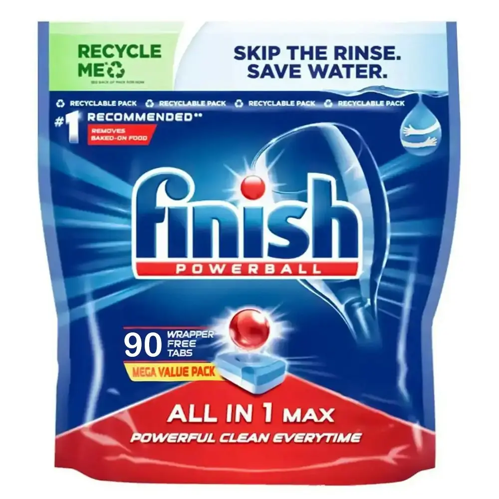 360x Finish Powerball All In One Max Dishwashing Cleaning Tablets/Pods Capsules