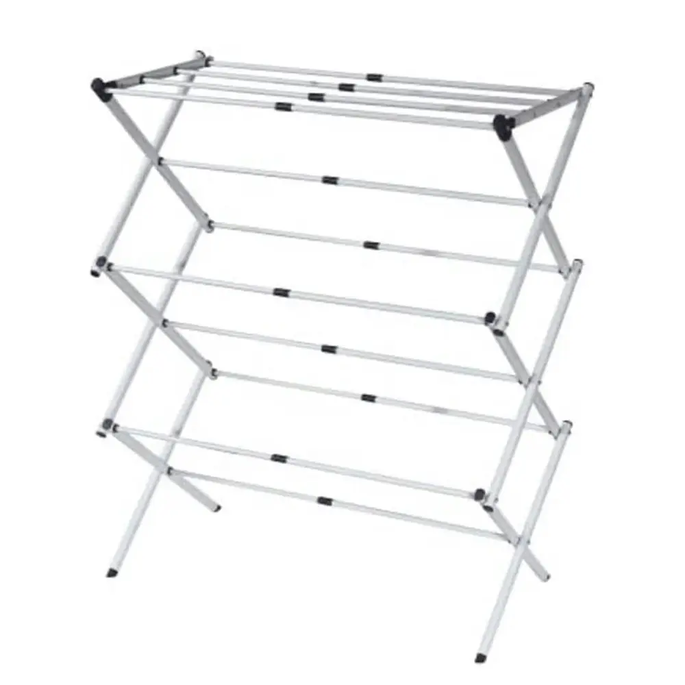 Butlers Suite 3 Tier Expandable Standing Drying Clothe Rack Airer 15x50x56cm