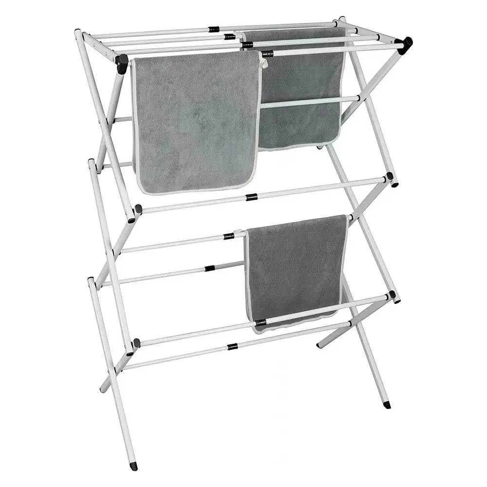 Butlers Suite 3 Tier Expandable Standing Drying Clothe Rack Airer 15x50x56cm