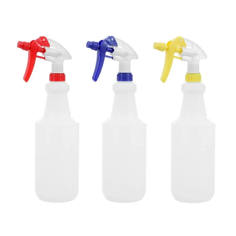 3x Boxsweden 1L Cleaning Liquid Nozzle Spray Bottle Water Container Sprayer Asst