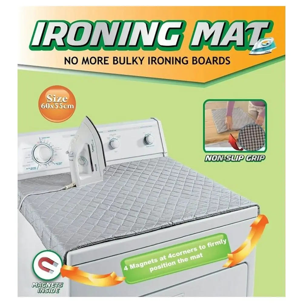 Iron Anywhere Portable Clothes/Garment Ironing Mat 60x55cm 100% Cotton Foldable