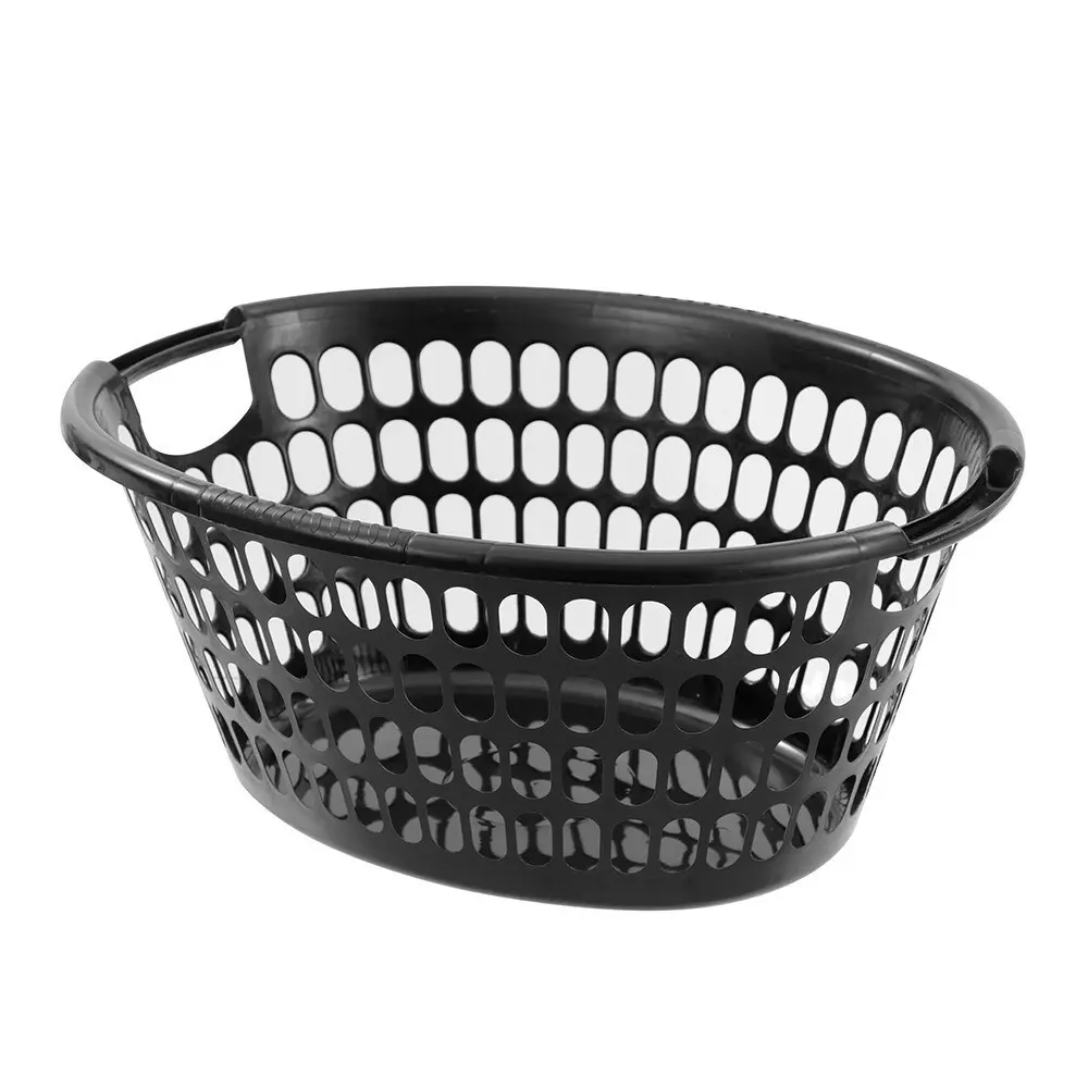 3 x Boxsweden Eco Essentials Oval 58cm Laundry Basket Storage Organiser Assorted