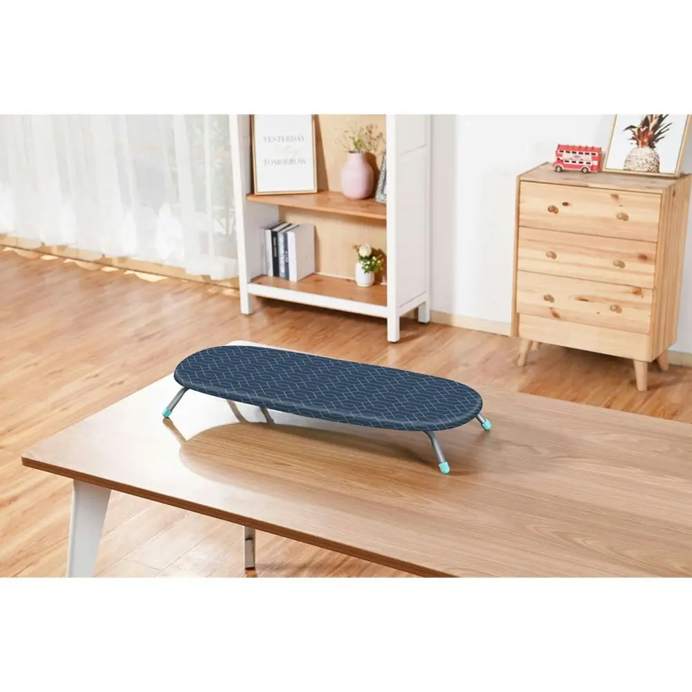 Vistara Foldable Lightweight & Portable Benchtop Clothes Ironing Board Blue