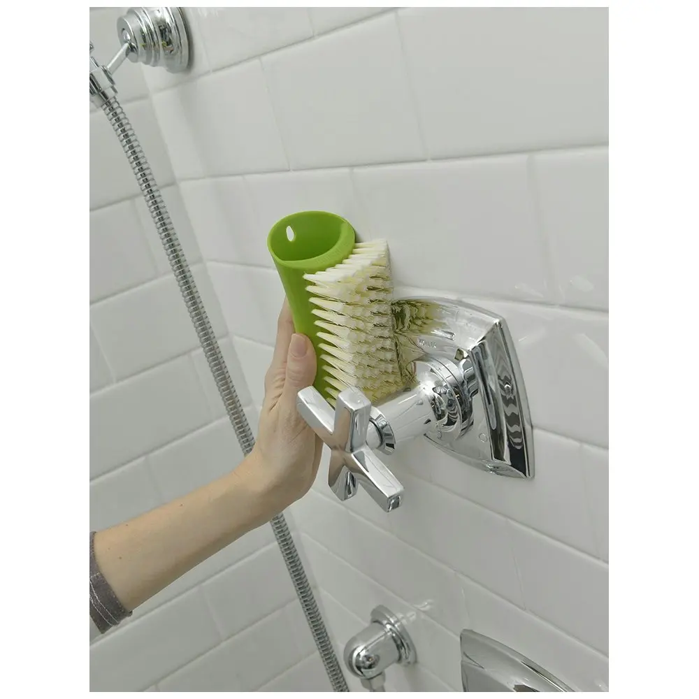 Full Circle Lean & Mean Scrub Brush Kitchen/Bathroom/Sink Cleaning Tool Green