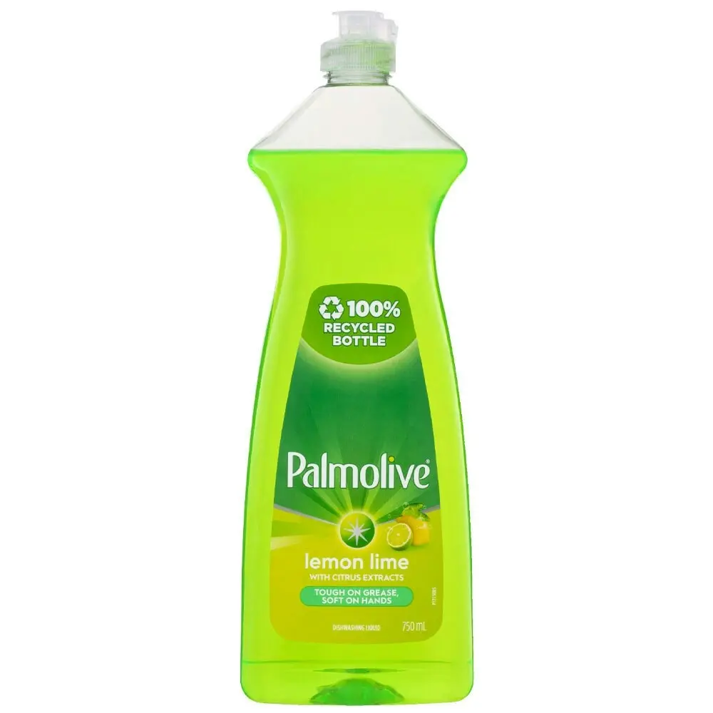 6x Palmolive Kitchen Dishwashing Cleaning Liquid Antibacterial Lemon Lime 750ml