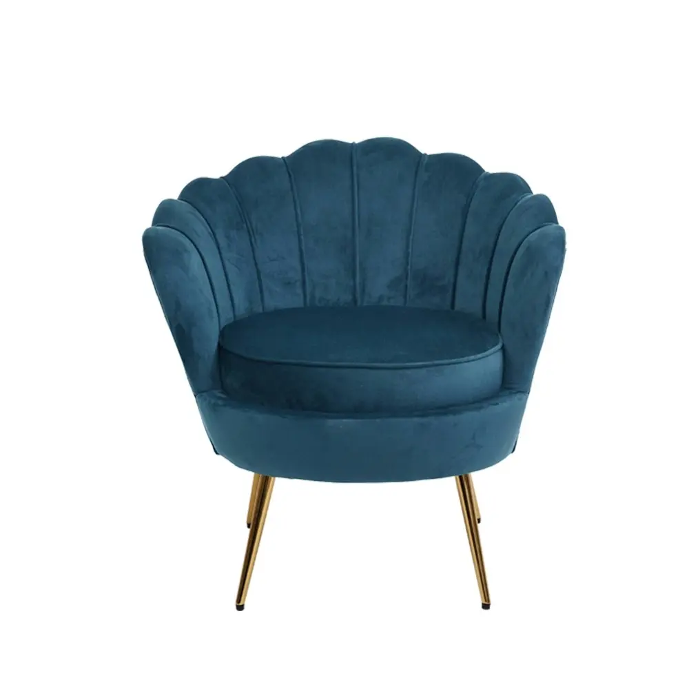 Artiss Armchair Velvet  Blue Callista