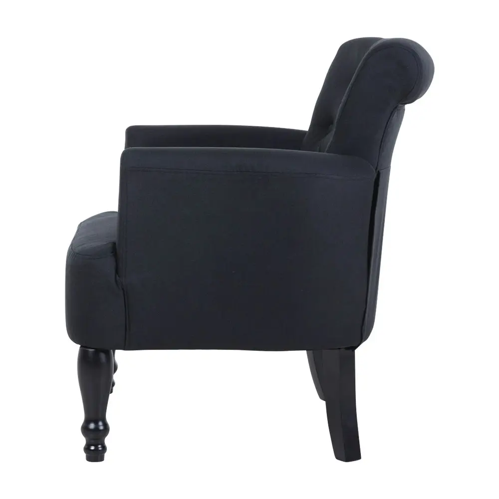 Artiss Armchair Wingback Charcoal Lothair