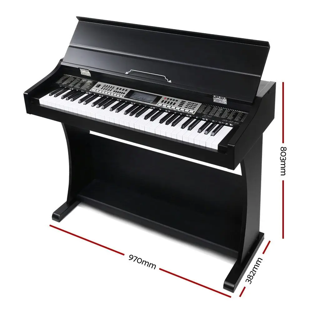 Alpha 61 Keys Electronic Piano Keyboard Digital Electric Classical Music Stand