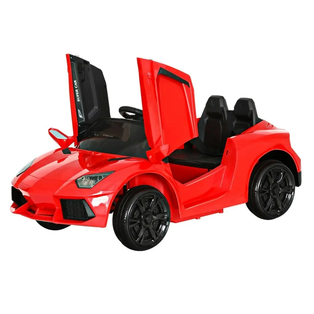 Rigo Kids Electric Ride On Car Ferrari-Inspired Toy Cars Remote 12V Red