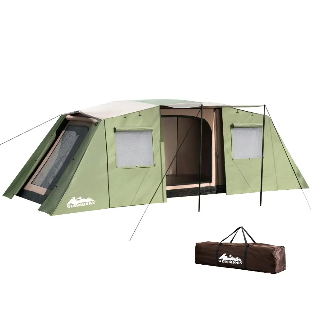 Weisshorn Instant Up Camping Tent 10 Person Outdoor Family Hiking Tents 3 Rooms