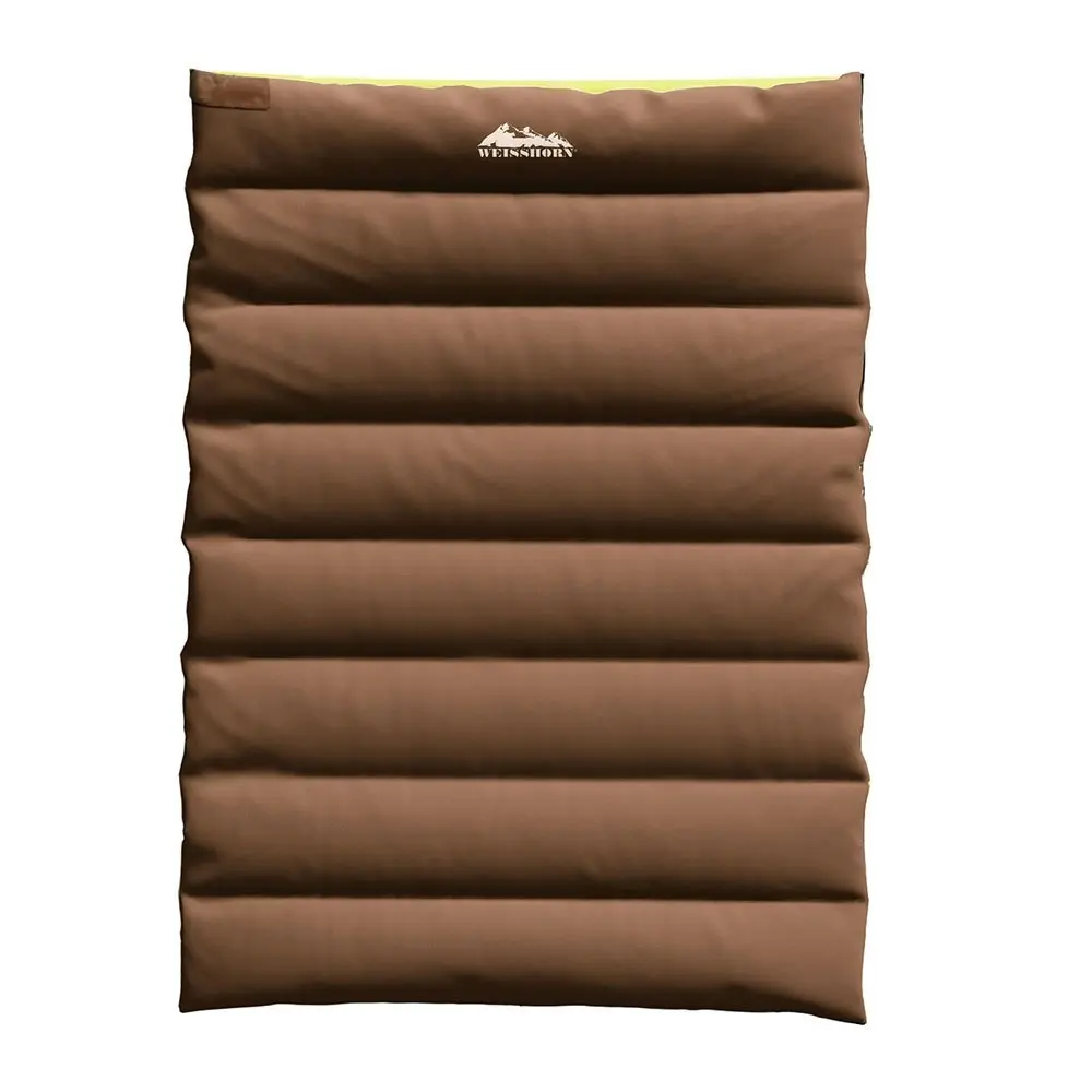 Weisshorn Sleeping Bag Double Thermal Camping Hiking Tent Brown -5â„ƒ