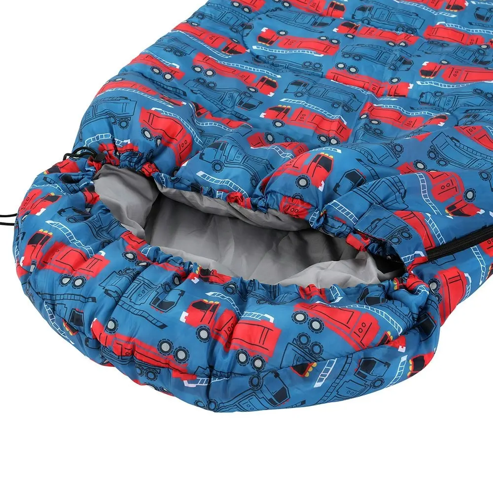 Weisshorn Sleeping Bag Kids Single 180cm Thermal Camping Hiking Blue