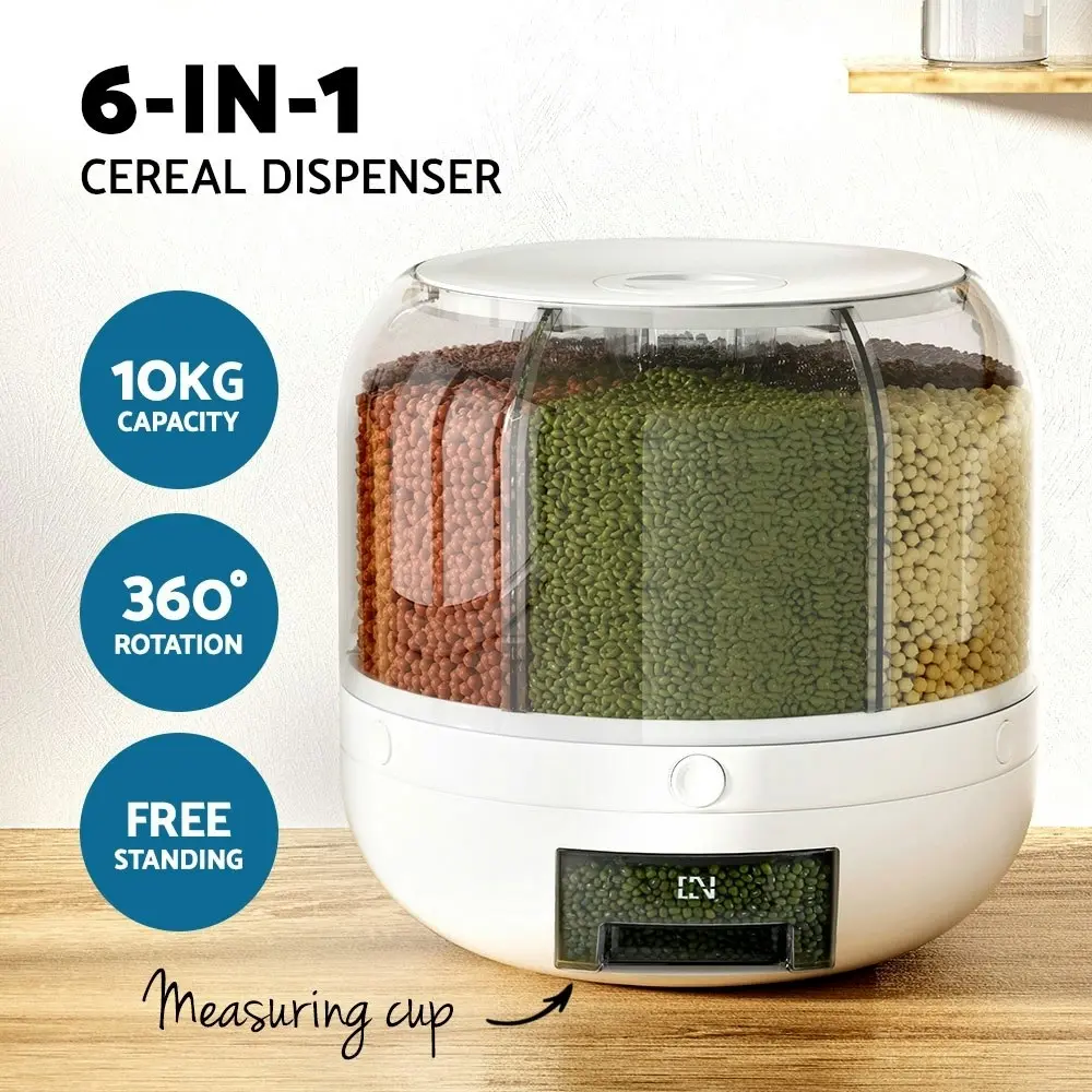 5-Star Chef Cereal Dispenser Grain Container 10KG