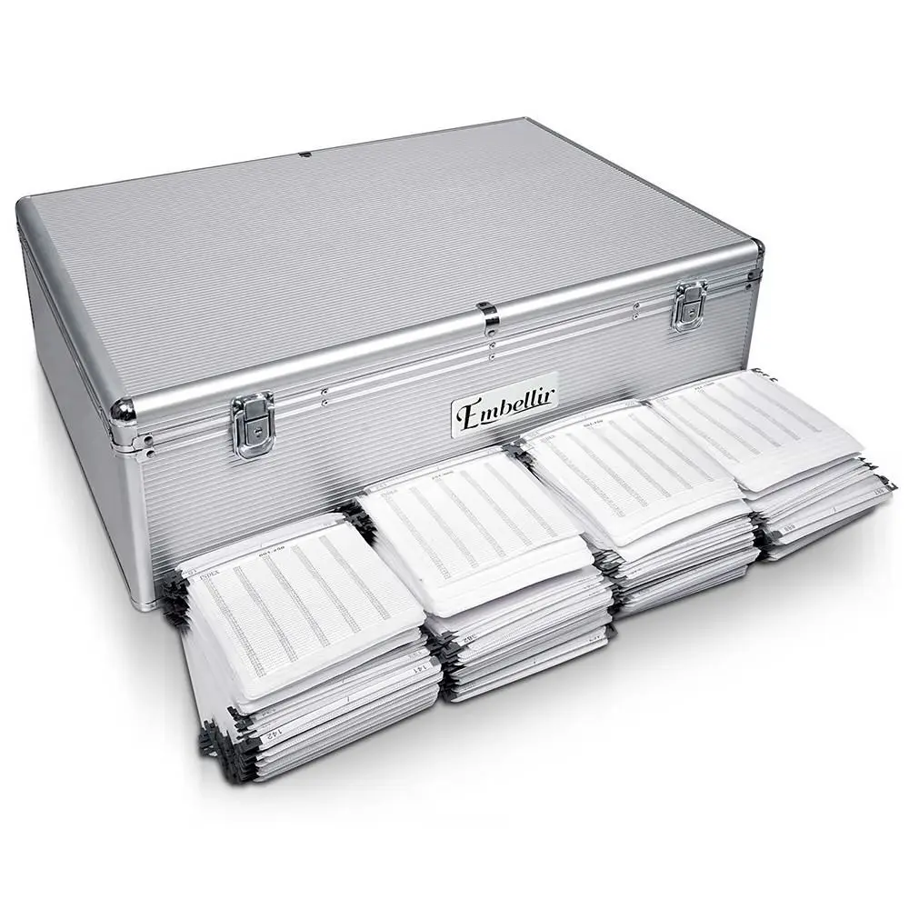 Embellir CD DVD Case Cases Wallet Storage Box Aluminium Holder Folder 1000 Discs