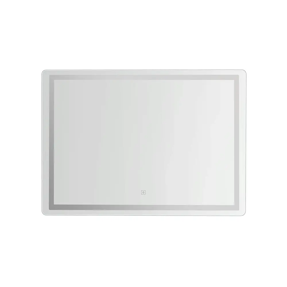 Embellir Wall Mirror 100X70CM with LED Light Bathroom Home Decor Round Rectangle