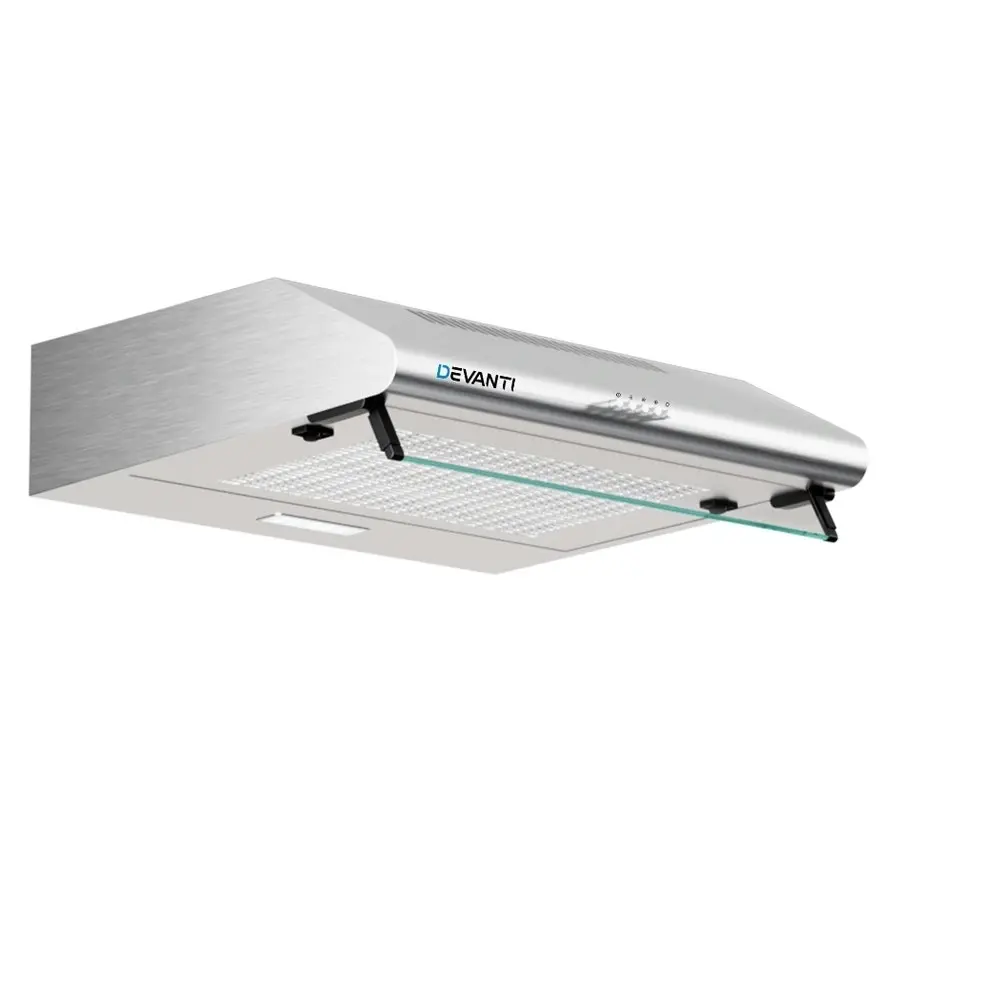 Devanti 600mm Range Hood 60cm Rangehood Stainless Steel