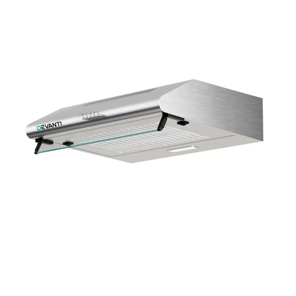 Devanti 600mm Range Hood 60cm Rangehood Stainless Steel