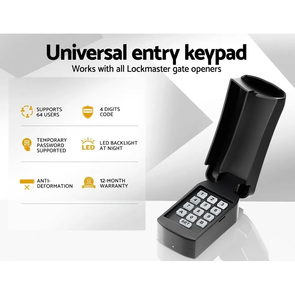 LockMaster Universal Wireless Wired Keypad