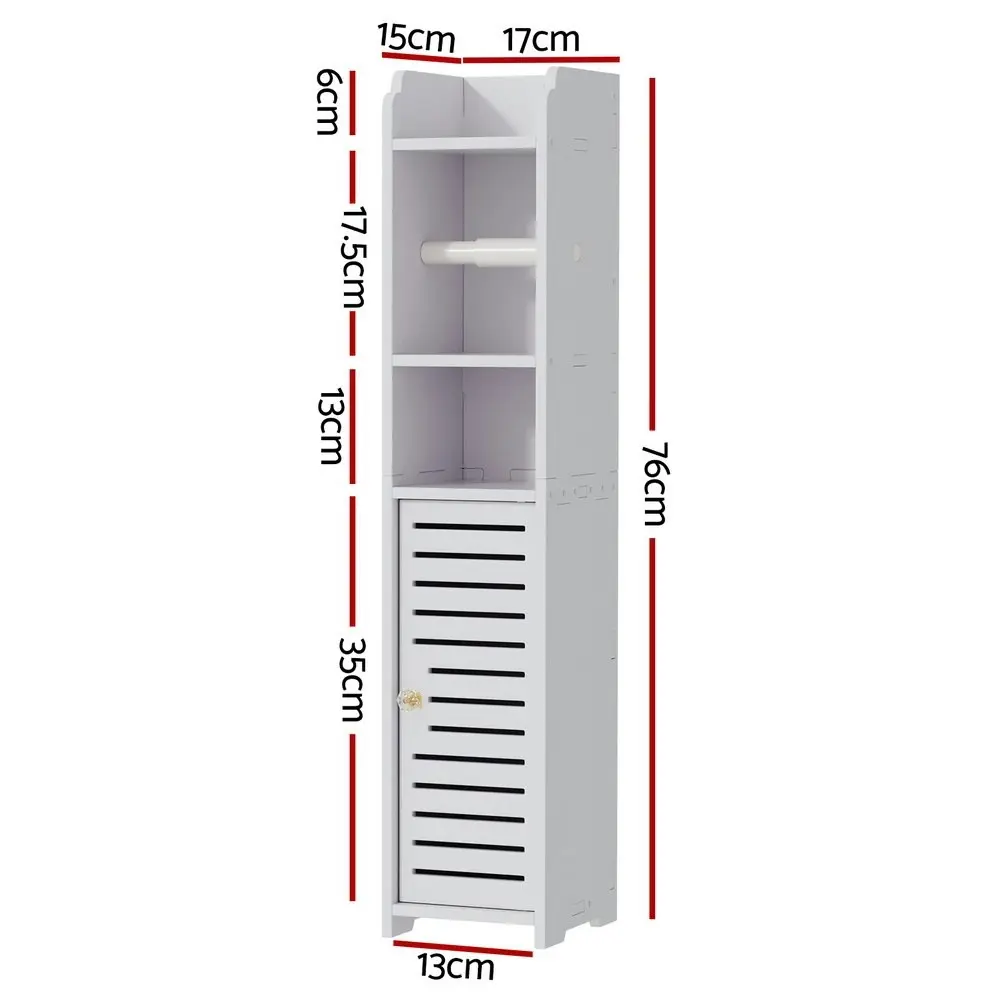 Artiss Bathroom Cabinet Toilet Roll Holder 76cm