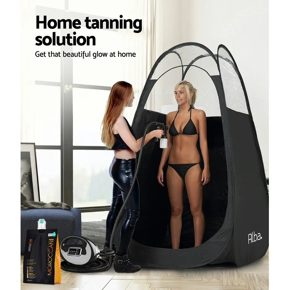 Alba. Spray Tan Tent Booth Pop Up Sunless Tanning Sun Care Carry Bag