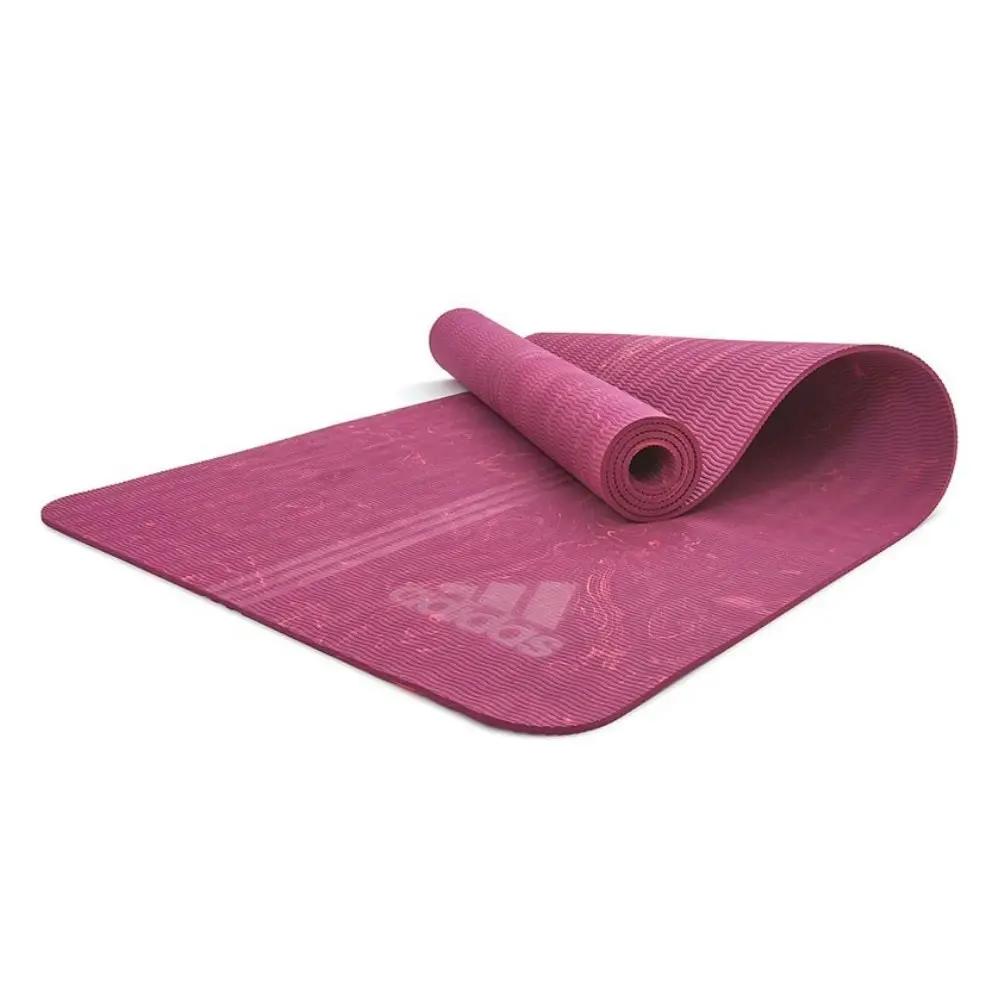 Adidas Premium 5mm Camo Sports Home/Gym Fitness Exercise Yoga Mat Power Berry PK