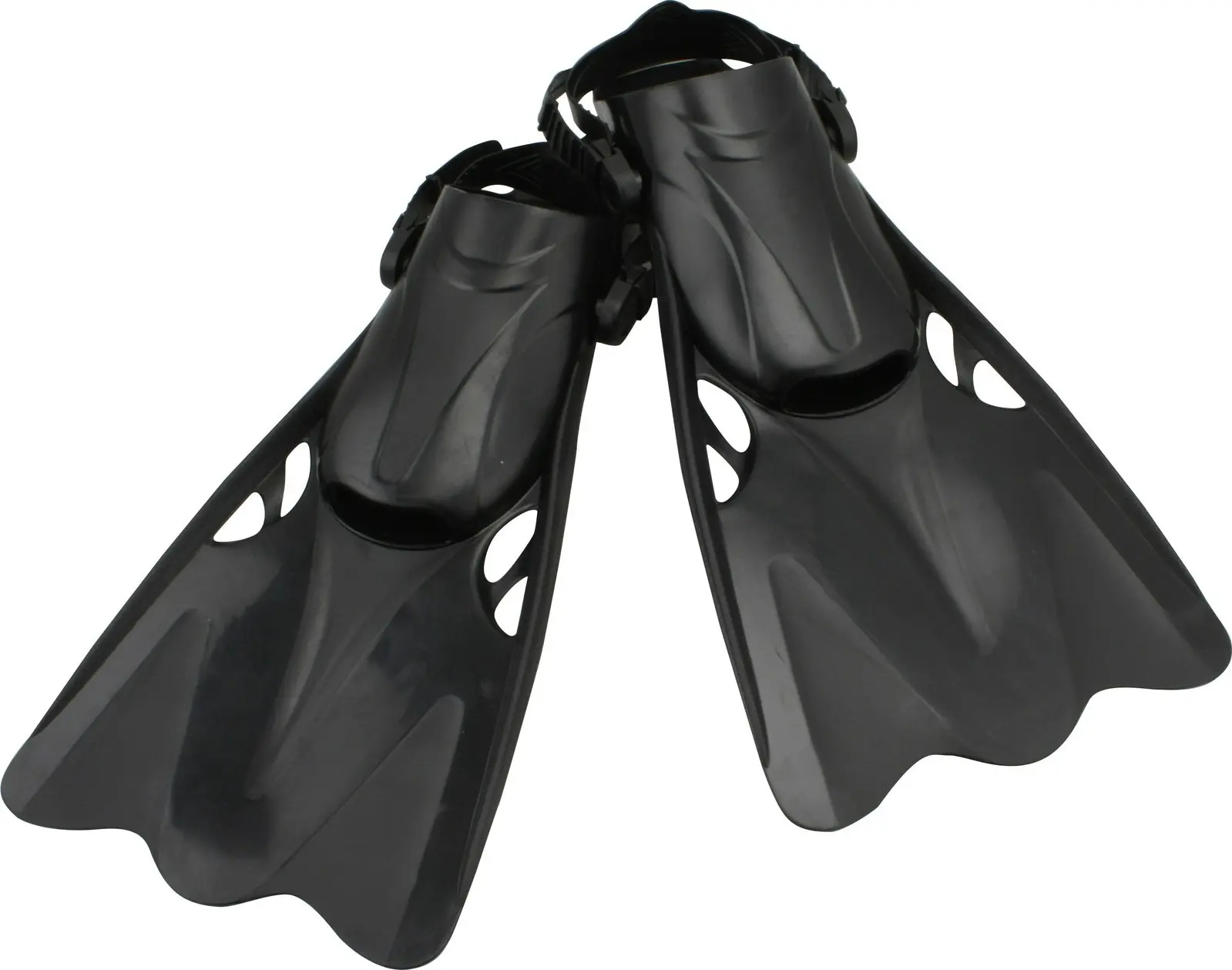 Airtime Swimming Fins Adult Pool/Beach Snorkeling/Scuba Diving Equipment Black