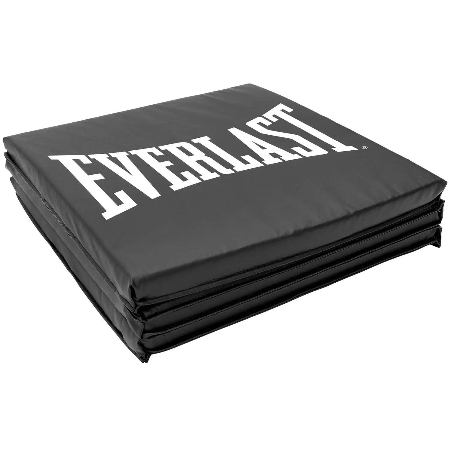 Everlast Foldable Thick Non Slip Gym Mat Workout Yoga Exercise Black 180x60cm