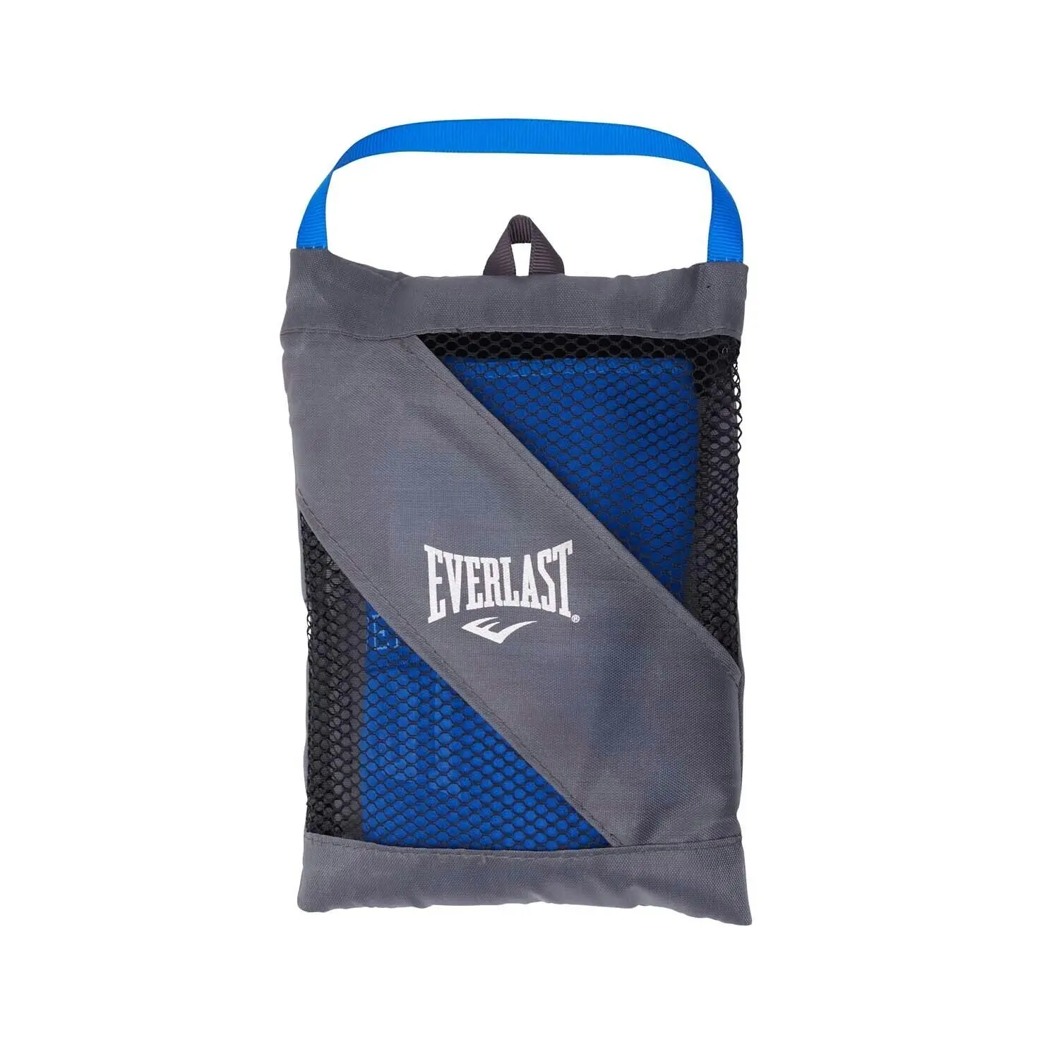 2x Everlast Quick Dry Gym Towel Workout Weight Lifting/Exercise Blue 80x40cm