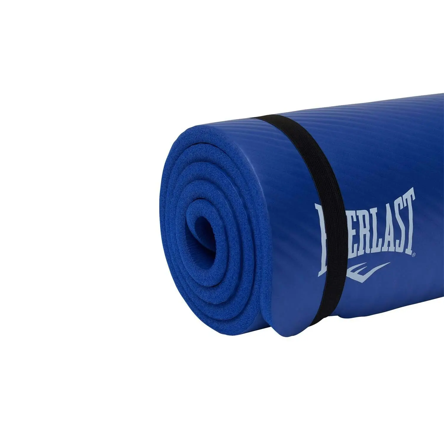 Everlast Gym Thick Non Slip Exercise Mat Workout Fitness Yoga Blue 183x61cm