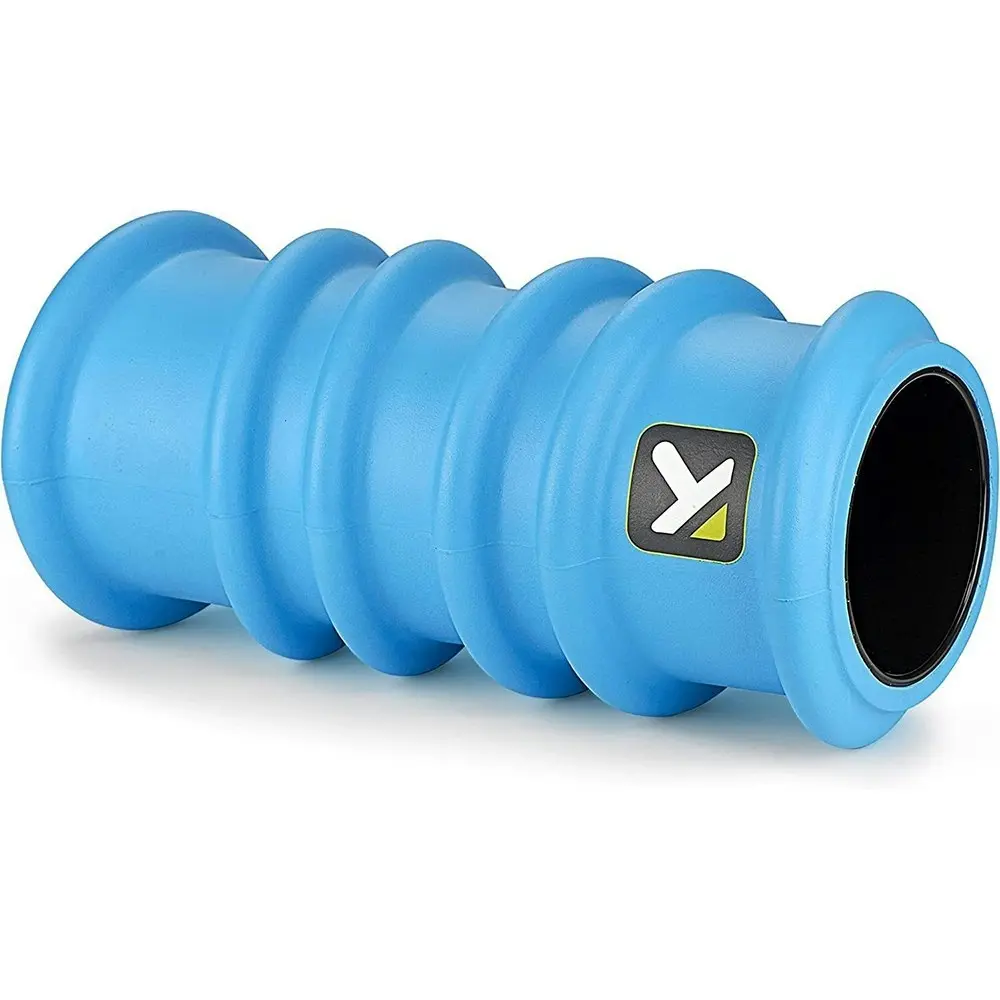 TriggerPoint CHARGE Foam Massaging Exercise Gym Workout Roller Size 13in BLUE