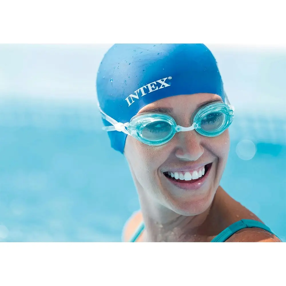 Intex AquaFlow Sport Relay Swimming Goggles Anti-Fog UV Resistant 8y+ Assorted