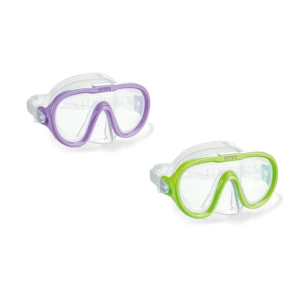 Intex Sea Scan Swim Snorkel Diving Mask Kids Adjustable Swimming Goggles Assort