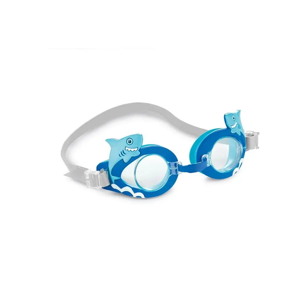 2x Intex Aquaflow Play Baby/Kids Fun Swimming Goggles Adjustable Silicone Asst