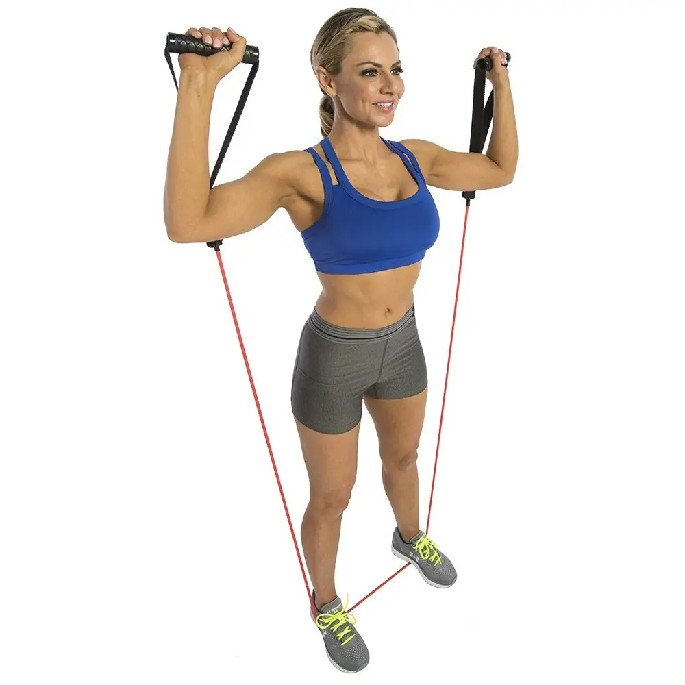 Gofit Gym Active 30lbs Resistance Training Light Power Tube w/Door anchor