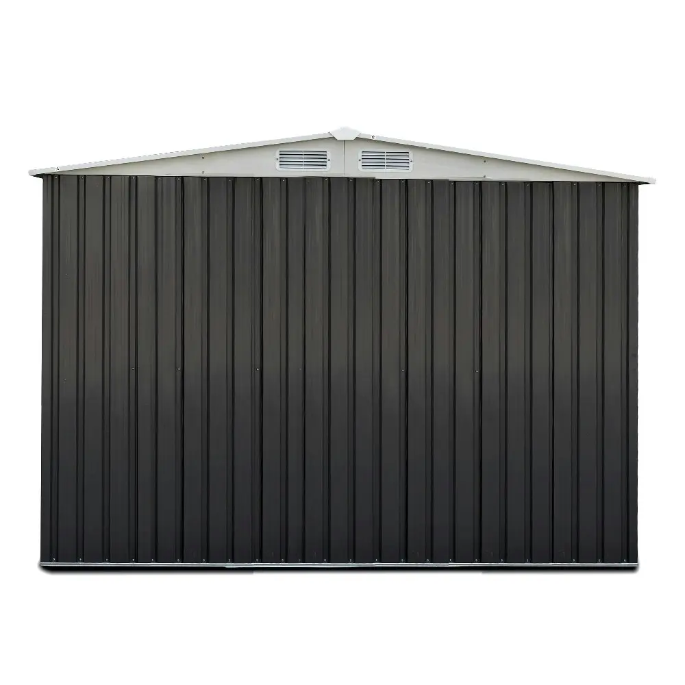 Giantz Garden Shed 2.58x2.07M w/Metal Base Sheds Outdoor Storage Double Door Tool