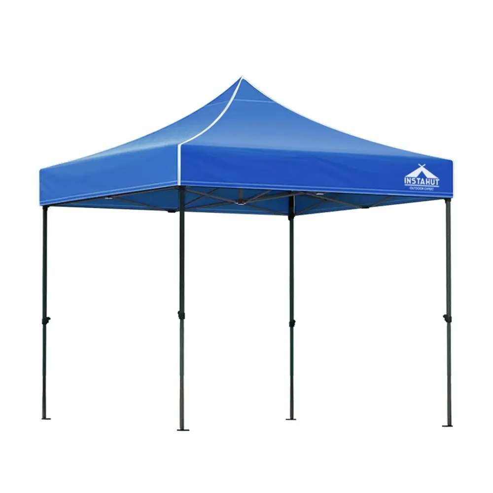 Instahut Gazebo Pop Up Marquee 3x3m Folding Tent Wedding Outdoor Camping Canopy Gazebos Shade Blue