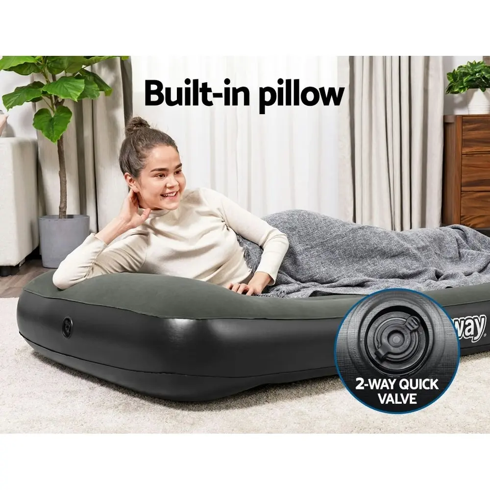 Bestway Air Mattress Single Inflatable Bed 30cm Airbed Grey