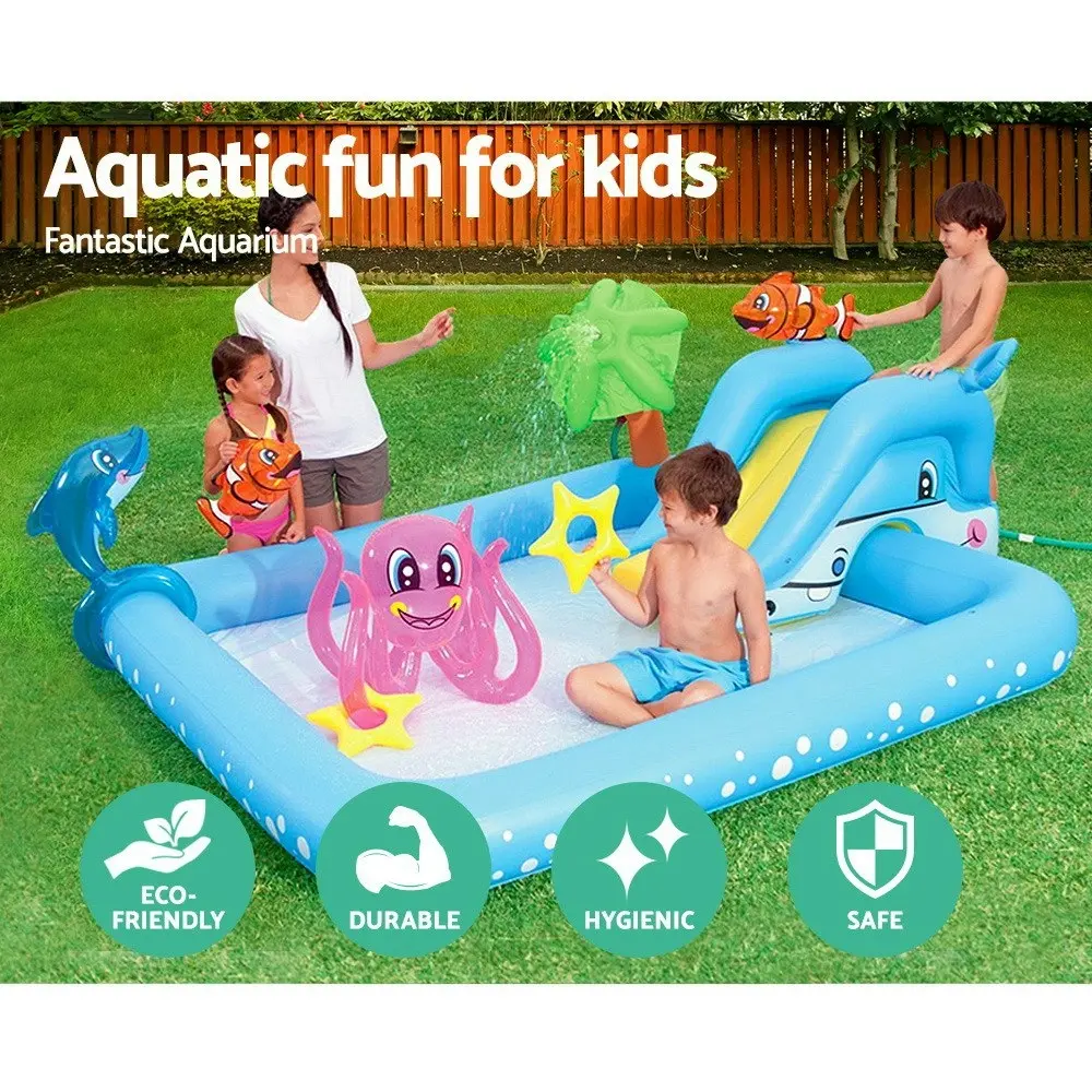 Bestway Kids Pool 239x206x86cm Inflatable Above Ground Swimming Play Pools 308L