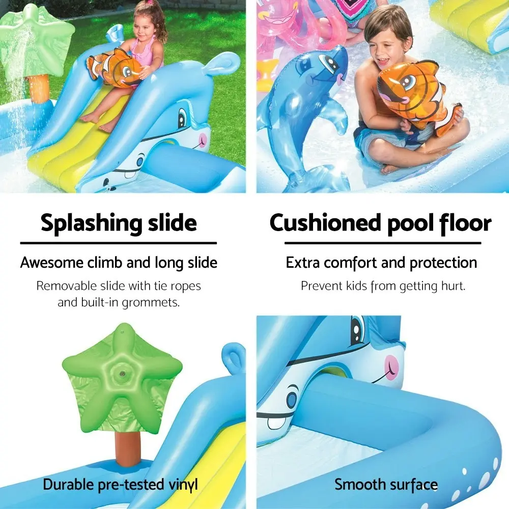 Bestway Kids Pool 239x206x86cm Inflatable Above Ground Swimming Play Pools 308L