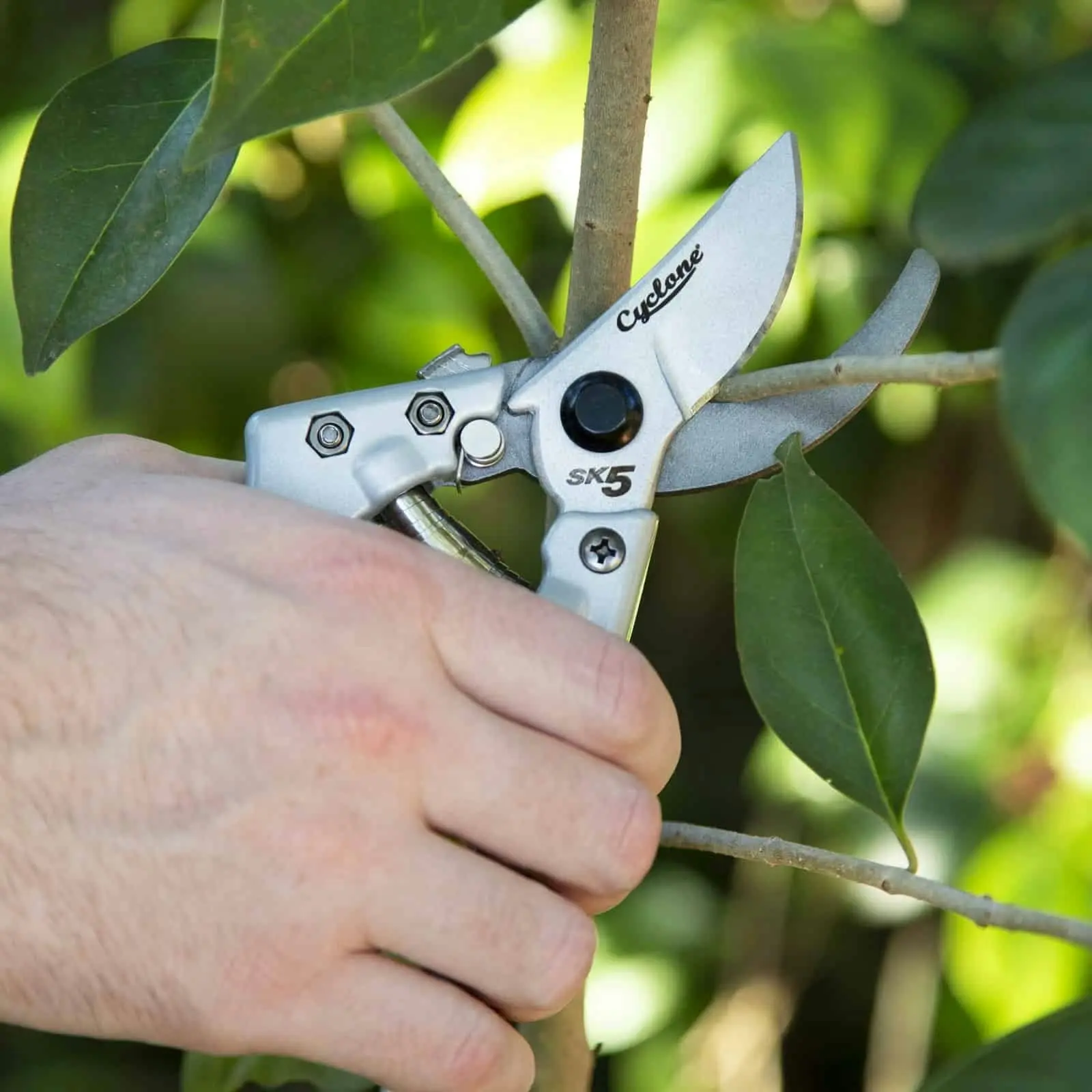 Cyclone Aluminium Quick Release Bypass Pruner 200mm Pruning Cutting/Gardening