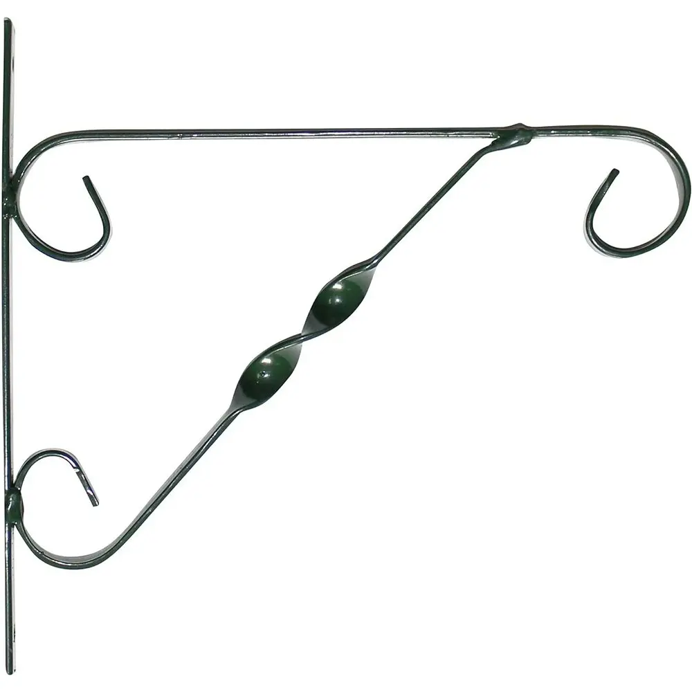 3x Northcote Pottery 25cm Mezina Hanging Plant Basket Bracket PC Steel Green