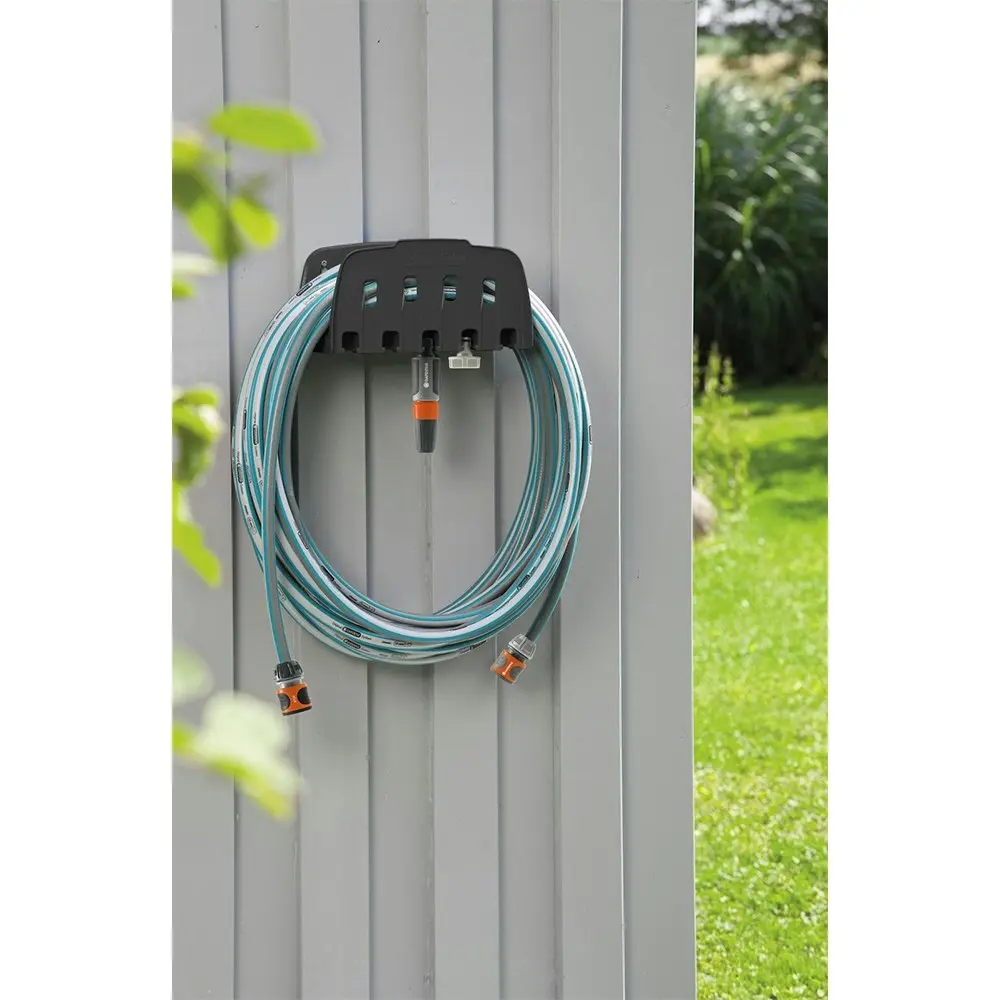 Gardena 18005-20 Classic Durable Garden Watering Hose & Hanger Set 13mm x 20m