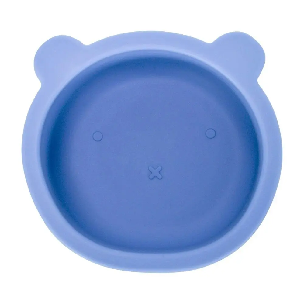 4pc Annabel Trends Bear Dinner Set Silicone Baby Placemat Plate/Bowl/Cup Set 0m+